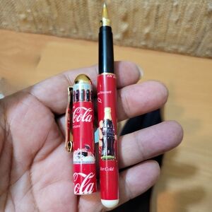Vintage 1996 Coca-Cola Collector Tin w/Pen